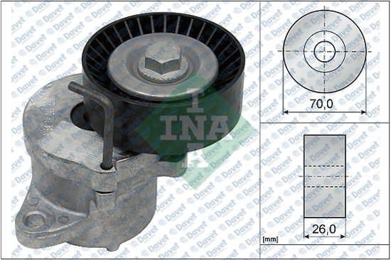 INA 534043910 Alternator Gergi Rulmani Kutuklu Astra J Insignia Zafira C  2.0cdti  2008->